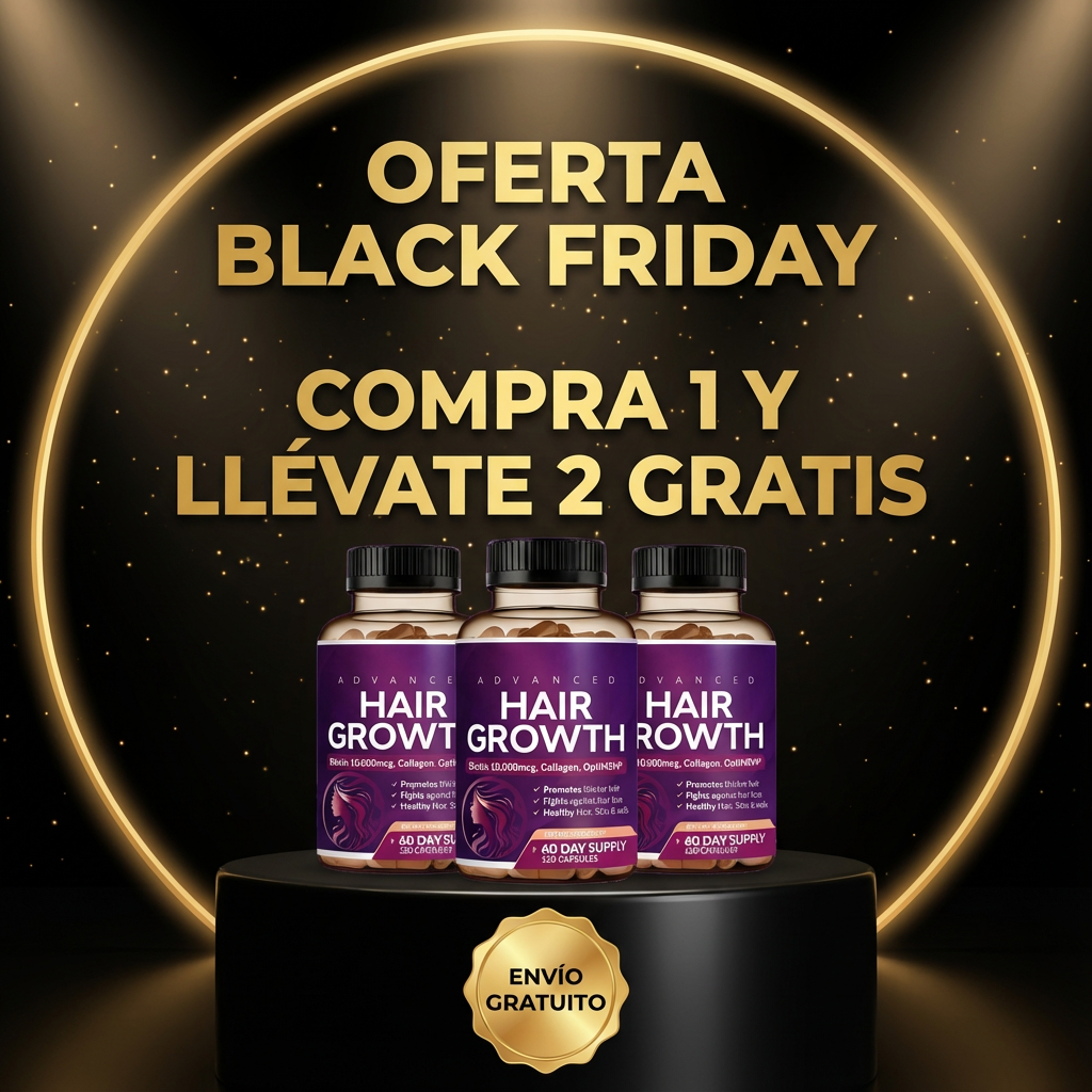Vitaminas para el Cabello- Black Friday Oferta!
