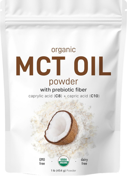 Organic MCT Oil Powder with Prebiotic Fiber