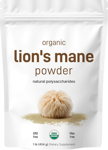 Organic Lion’s Mane Mushroom Powder