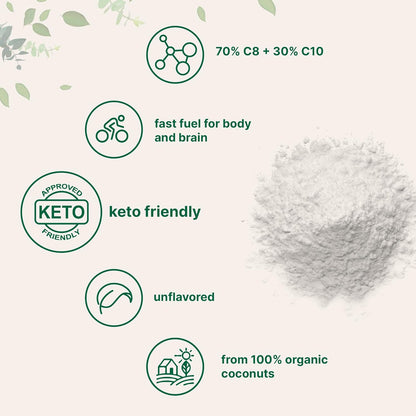 Organic MCT Oil Powder with Prebiotic Fiber