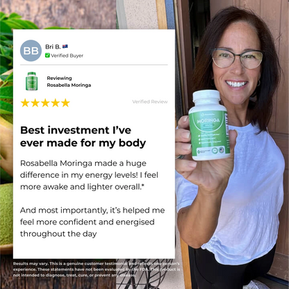 Moringa: Reduce naturalmente el cortisol para ayudar a restablecer el equilibrio interno y externo.